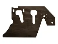 Plancher de pédale LHD, gauche. Porsche 914 - 91455106110 - JG.061.10