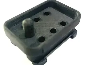 Boîtier de connecteur à 6 broches avec broche. Porsche911 / 964 / 924S / 928 / 944 S2 / 968 - 91161286801, 91161286702