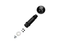 Pommeau de levier de vitesse classique en aluminium - Noir - pour modèles avec boîte manuelle à 6 vitesses. Porsche 987 Boxster/Cayman / 997 - 99742407500FOT, 99742407500FOU, 99742407500FOV, 99742407500FOW, 99742407500FPW, 99742407500FPX, 9974240750FPW, 99742407500FOY, 99742407501FOT, 99742407500FOX, 99742407500FOZ - FOZ0FOY