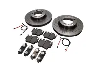 Kit de disques de frein BREMBO et plaquettes de frein PAGID Street+ pour Porsche 996 (1997-2004) - 99635140X01BRE, 07B31415, 99661236501, 99635108802, 1663100877, 1663100887, 99635140500, 99635140501, 99635140502, 99635140600, 99635140601, 99635140602, 09C88011, 23329, 99635294903, 99735193904, 99635294904, 99661236500, 9963510880, T8028SP2001