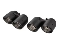 DesignTek Exhaust tail pipes in Carbon Fibre Effect for Porsche 991 S 3.8L - 99111136101, 99111136102, 99111136103, 99111198301, 99111198302, 99111198303, 99111146700, 99111136201, 99111136202, 99111136203, 99111146800