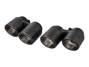 DesignTek Exhaust tail pipes in Carbon Fibre Effect for Porsche 991 S 3.8L - 99111136101, 99111136102, 99111136103, 99111198301, 99111198302, 99111198303, 99111146700, 99111136201, 99111136202, 99111136203, 99111146800