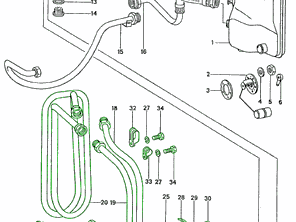 Kit radiatore olio radiatore. Porsche 911 74-79 - 93020704602, 93020704503, 91120705001, 90007508502, 90002500703, 90002701503, 91120705100, 91120730200, 91120730300, 90015100703, 90018703202, 99951108402, 99951108002, 90037803001, N0120064