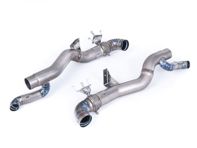 Bypass del silenziatore di scarico sportivo in titanio Milltek. Porsche 992 C2S / C4S