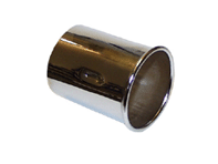 Sorties d'échappement courtes - Chrome. Porsche 911 - 1620700500, 91111124503