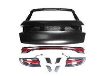 Kit transformation hayon arrière pour Macan MKI - feux standards inscription PORSCHE noire - 95B827041BYGRV, 95B04490500