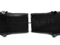 Kühler für Wasserkühlflüssigkeit. Porsche 996 Turbo / 996 C4S / 997 Turbo (Teile-Nr. 99610613174 / 99610613272) - 99610613174, 50548, 50549, 99610613172, 99610613272, 8MK 376 765-131, 8MK 376 765-141, 99610613270 - CR1396000P, CR1397000P