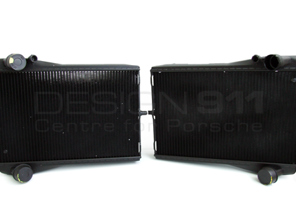 Kühler für Wasserkühlflüssigkeit. Porsche 996 Turbo / 996 C4S / 997 Turbo (Teile-Nr. 99610613174 / 99610613272) - 99610613174, 50548, 50549, 99610613172, 99610613272, 8MK 376 765-131, 8MK 376 765-141, 99610613270 - CR1396000P, CR1397000P