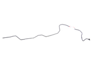 Conduite de retour de carburant, avant. Porsche 996 GT2 - 99620127102