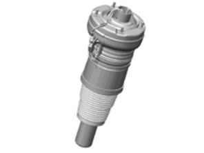 Amortiguador (Tipo suspensión neumática), Delantero. Porsche 95B Macán - 95B616039H, 95B616039, 95B616039B, 95B616039D, 95B616039T, 95B616039AE