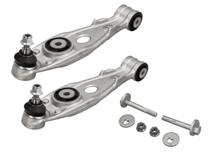 Bras de suspension arrière (type fin) « bras cercueil » - Avec rotule inférieure. Porsche 987 / 981 / 718 (982) Cayman & Boxster / 997 Carrera/Turbo/GT2/GT3 - 99733105301, 99733105302, 99733105303, 98133105301, 98133105300