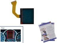 Display impostato per quadro strumenti (EU) colore rosso. Porsche Caienna 955 - 6082, 7L5920880A, 7L5920875H, 7L5920875C, 7L5920870A, 7L5920870B, 7L5920870C, 7L5920870D, 7L5920875, 7L5920875A