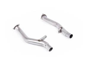 Tuyaux de dérivation de catalyseur secondaire d'échappement sport Milltek. Porsche 958 Cayenne S 4,8 L V8 (sans turbo) 2010-2014 - 95811302400, 958113024AX, 95811302401, 95811302300, 958113023AX, 95811302301 - SSXPO204