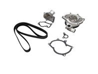 Water pump, belt & thermostat kit. Porsche Boxster 987 / 987C Cayman / 997 C2 / 997 C4 (non Turbo) - 99710601106, 99710601105, 99710601102