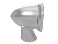 Rétroviseur en aluminium, couleur argent satiné. Porsche 911 1965-1973 - 91173102010, 91173111600, 90173111101 - BulletDriveSilver_1973early, BulletPairSilver_1973early