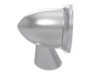 Aluminium bullet mirror, in Satin Silver. Porsche 911 1965-1973 - 91173102010, 91173111600, 90173111101 - BulletDriveSilver_1973early, BulletPairSilver_1973early