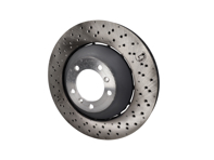 Brake disc rotor, Front. Porsche 981 Cayman GT4 - 98135140580, 98135140680, 205968C, 205969C, 98135140581, 98135140681 - 205968C, 205969C