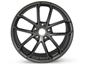 20' 718 Cayman GT4 Alufelge hinten in Platinum seidenmatt für Porsche 982 (718) Cayman GT4 - 982601025ACOB5, 982601025AC