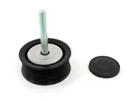 Rouleau de renvoi de la courroie d'entraînement. Porsche 957 / 958 Cayenne / 970 Panamera - 33102001, 95814527601, 7PP145276, 95510211910