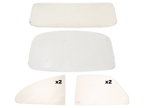 Ensemble de verre clair. Porsche 356A T1