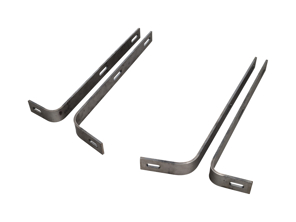 Stoßstangenhaltersatz vorne. Porsche 356B / 356C - 64450513105, 64450513305 - JG.131.05