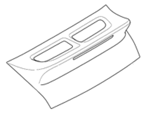 Entenschwanz-Heckspoiler im klassischen Look. Porsche 997.2 - 99751222507