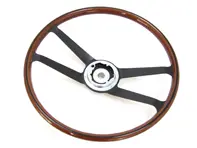 Houten stuurwiel 42 cm, Porsche 911 1965-69 - Bekrast - 90134708211 - STG116102B
