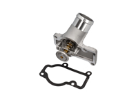 Boîtier de thermostat d'eau avec insert de thermostat. Porsche 987 Boxster / 987C Cayman / 997 - 99610612153, 99610612155, 99610601359, 99610601361, 99610612552, 99610612553, 99610612554, 99610632650, 99610632651, 99610601360 - URO-016665, V45-99-0002