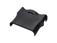 Stuurkolombekleding, boven, satijnzwart. Porsche 986 Boxster / 996 Carrera 1997-99 - 9965522730001C