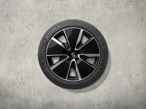 Juego de ruedas y neumáticos de invierno de 21" para Macan Turbo, negro brillante. Porsche Macan-e - 95C044600C