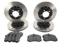PFC Two-Piece SLOTTED Brake Discs and Brake pads PACKAGE for Porsche 991 GT3 / 981C GT4 / 718 GT4 - 38007063, 38007064, 38007563, 38007564, 1773.11.17.44, 7727.11.18.44, 99135240780, 99135240880, 99135140581, 99135140681, 99135140682 - 1773.11.17.44, 38007063, 38007064, 38007563, 38007564, 7727.11.18.44