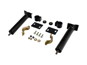 Tubes et fixations métalliques de support de pare-chocs avant. Porsche 911 1974-89 - 91150504503, 91150504501 - PR14002P, 1684151500, 911288