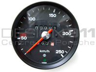Cambio de velocímetro. Porsche 911 1970-73 250KMH - 91164150100