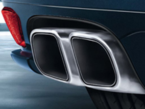 Sorties d'échappement Version SPORT. Porsche 958 Cayenne V6 / 958 Cayenne S V8 - 95804420008