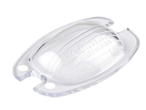 Verre d'éclairage de plaque d'immatriculation. Porsche 356B / 356C - 64463161105, 64463160105