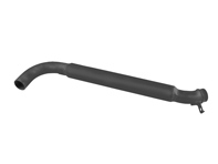 Tail pipe with damper for exhaust box. Porsche 914 - 021251101K, 021251171N, 1620705600, 91.425 - 1620705600