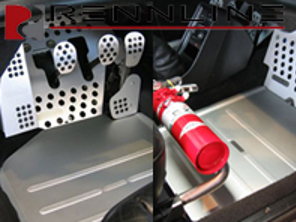 Rennline Bahnmatten-Set. Fahrer- und Beifahrerseite. Porsche 944 / 924 / 968