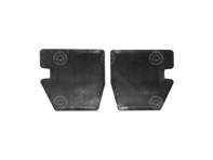 Rubber floor mats rear. Porsche 356 Pre-A / 356A / 356B T5 - 64455112100, 64455112200, 64455112101, 64455112201, 35653808, 35653807, 356 53808, 356 53807 - NLA55112101