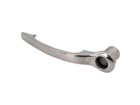 Door handle in Chrome. Porsche 911 1965-68 / 912 - 9800003, 90153106120, 90153106220