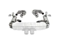 Système d'échappement sport CARGRAPHIC GT rétrocompatible avec silencieux ID45 GT, chauffant, sans valves, pour Porsche 964 Carrera 2/4/RS - 96411104504, 96411104605, 96411104502, 96421103905, 96421103932, 96421104004, 997111027A1