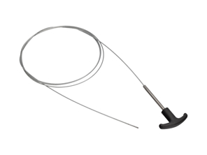 Cable de liberación del capó trasero. Porsche 964/993 (1991-98) - 99351206300, 96451206300