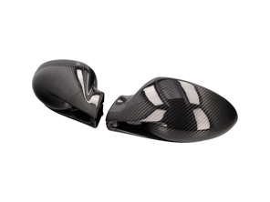 Set calotte specchi retrovisori esterni Rennline, fibra di carbonio. Porsche 987/997 - 99773161900G2L, 99773162000G2L, 99773171900G2L, 99773172000G2L