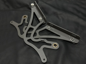 Charnières de couvercle de coffre à fentes avec supports réglables à changement rapide. Porsche 911/912/930 1965-89 - 91151203500, 90151203620GRV, 93051203600GRV - DecklidHingeSlot_Grey, DecklidHingeSlot_Silver, DecklidHingeSlot_Black