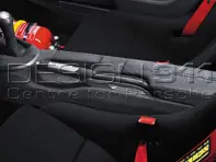Mittelkonsole hinten in Alcantara. Porsche 997 Targa/Cabrio / 987 Boxster - 99704480402