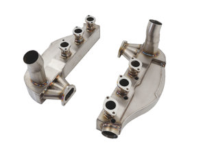 Échangeurs de chaleur d'échappement, en acier inoxydable. Porsche 911 1984-89 - 93021102901 - 106429