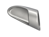 Türgriff innen, galvanisiertes Silber. Porsche 987 Boxster / Cayman / 997.1 / 997.2 (2005–2013) - 99755546101V05, 99755546201V05, 99755546100V05, 99755546200V05