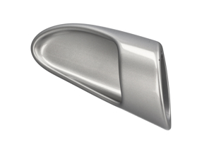 Leva per maniglia interna della portiera, argento galvanizzato. Porsche 987 Boxster / Cayman / 997.1 / 997.2 2005-13 - 99755546101V05, 99755546201V05, 99755546100V05, 99755546200V05