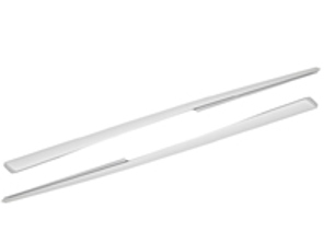 Garniture de moulure extérieure de porte, Chrome. Porsche 911 67-83 COUPÉ - 90153143127, 90153143227, 9379 - TMP-9379