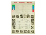 Affiche - Plan de lubrification pour Porsche 356A - PCG35674100, PCG35610030