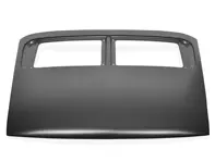 Rear lid with centre pillar, steel. Porsche 911 F 65-68 SWB - 90151201023, 1680200100, 591065, 90151201023